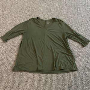 3/4 sleeve casual top